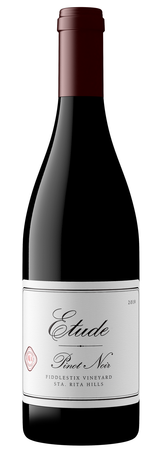 Etude Sta. Rita Hills Fiddlestix Vineyard Pinot Noir 2019  Front Bottle Shot