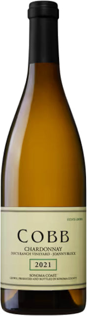Cobb Wines Doc's Ranch JoAnn's Block Chardonnay 2021  Front Bottle Shot
