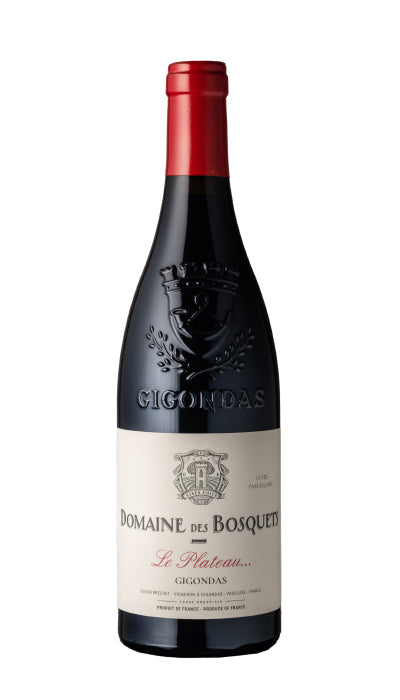 Domaine des Bosquets Gigondas Le Plateau 2020  Front Bottle Shot
