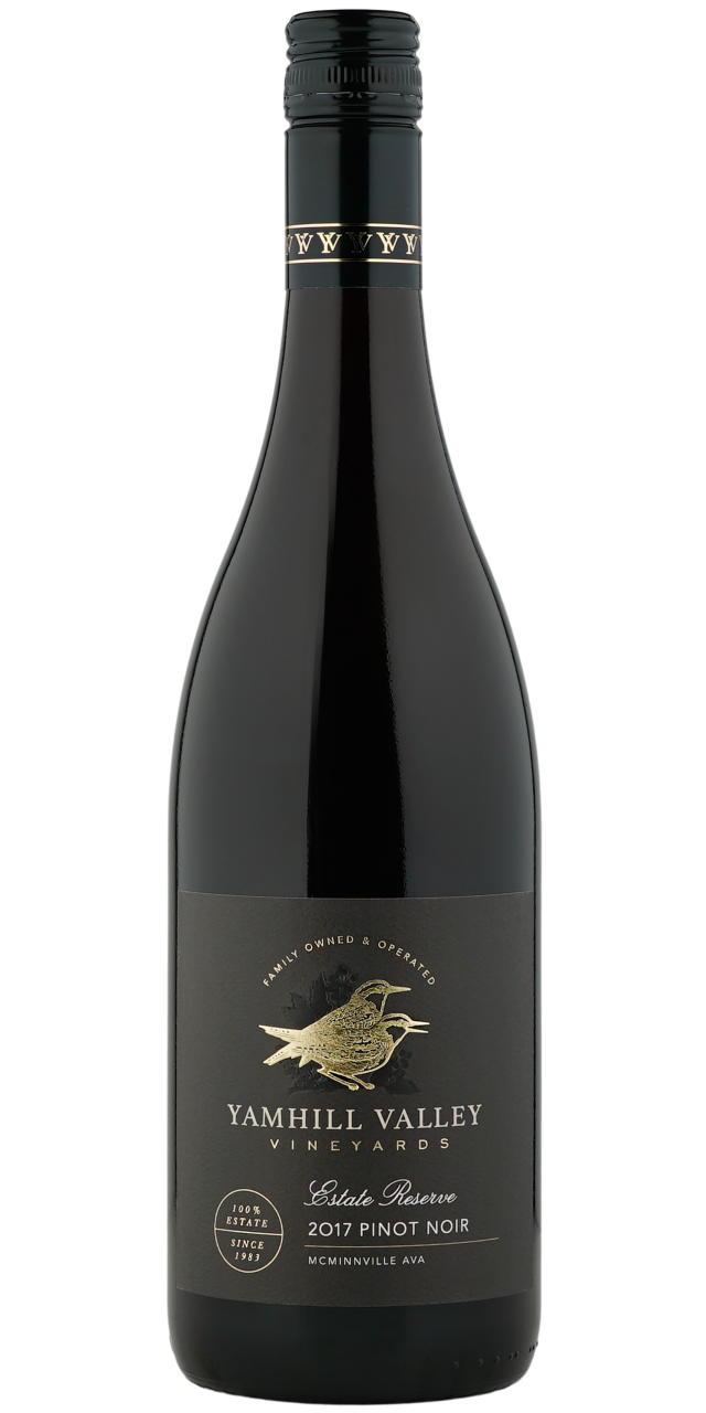 Yamhill Reserve Pinot Noir 2017  Front Bottle Shot