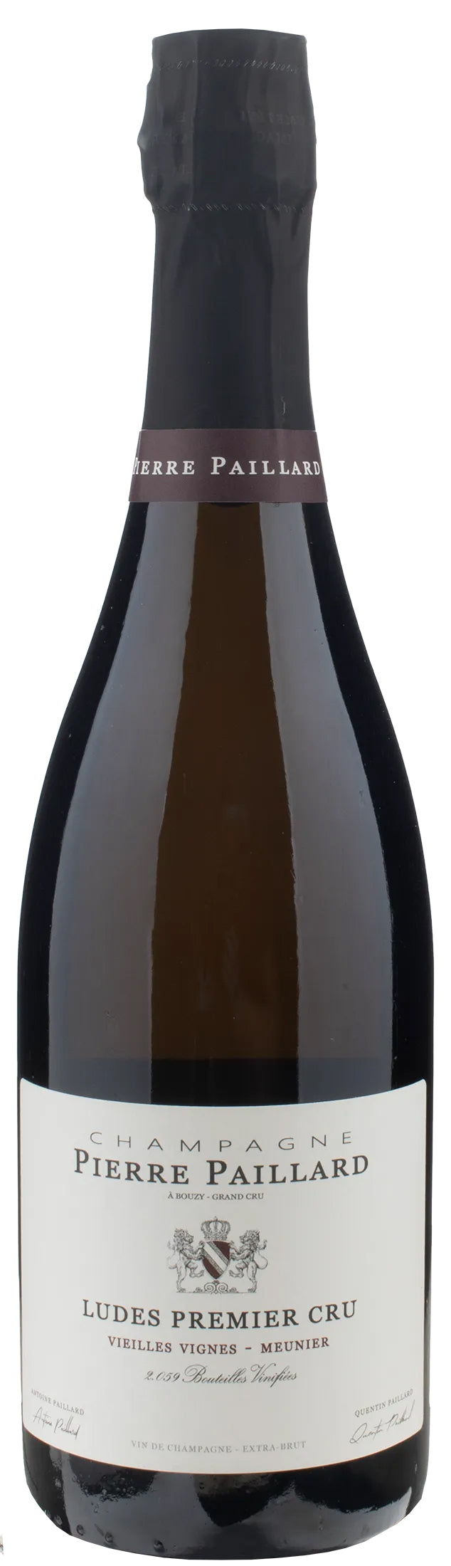Pierre Paillard Ludes Premier Cru Brut Nature 2018  Front Bottle Shot
