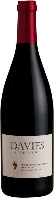 Davies Ferrington Vineyards Pinot Noir 2022  Front Bottle Shot