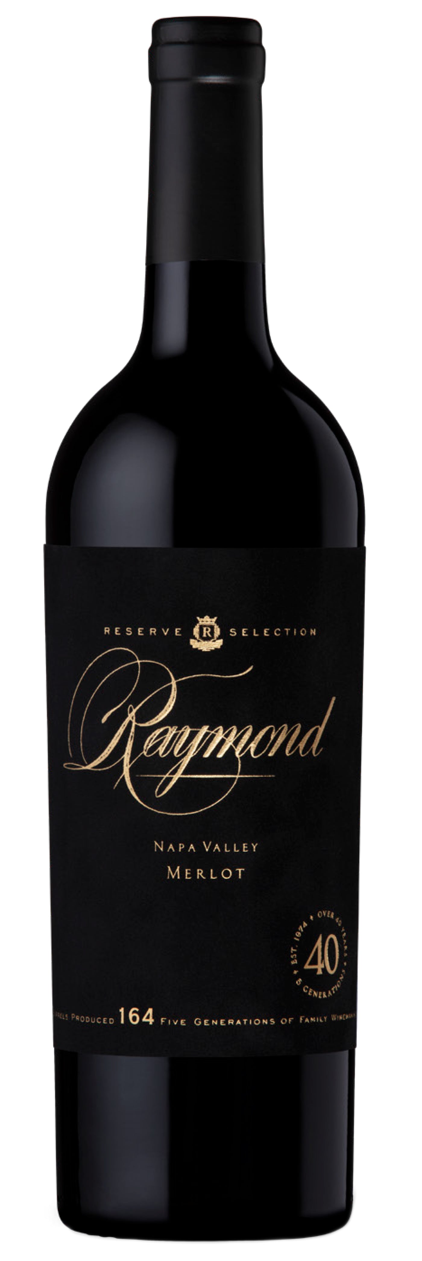 Raymond Reserve Selection Merlot 2021  Front Bottle Shot