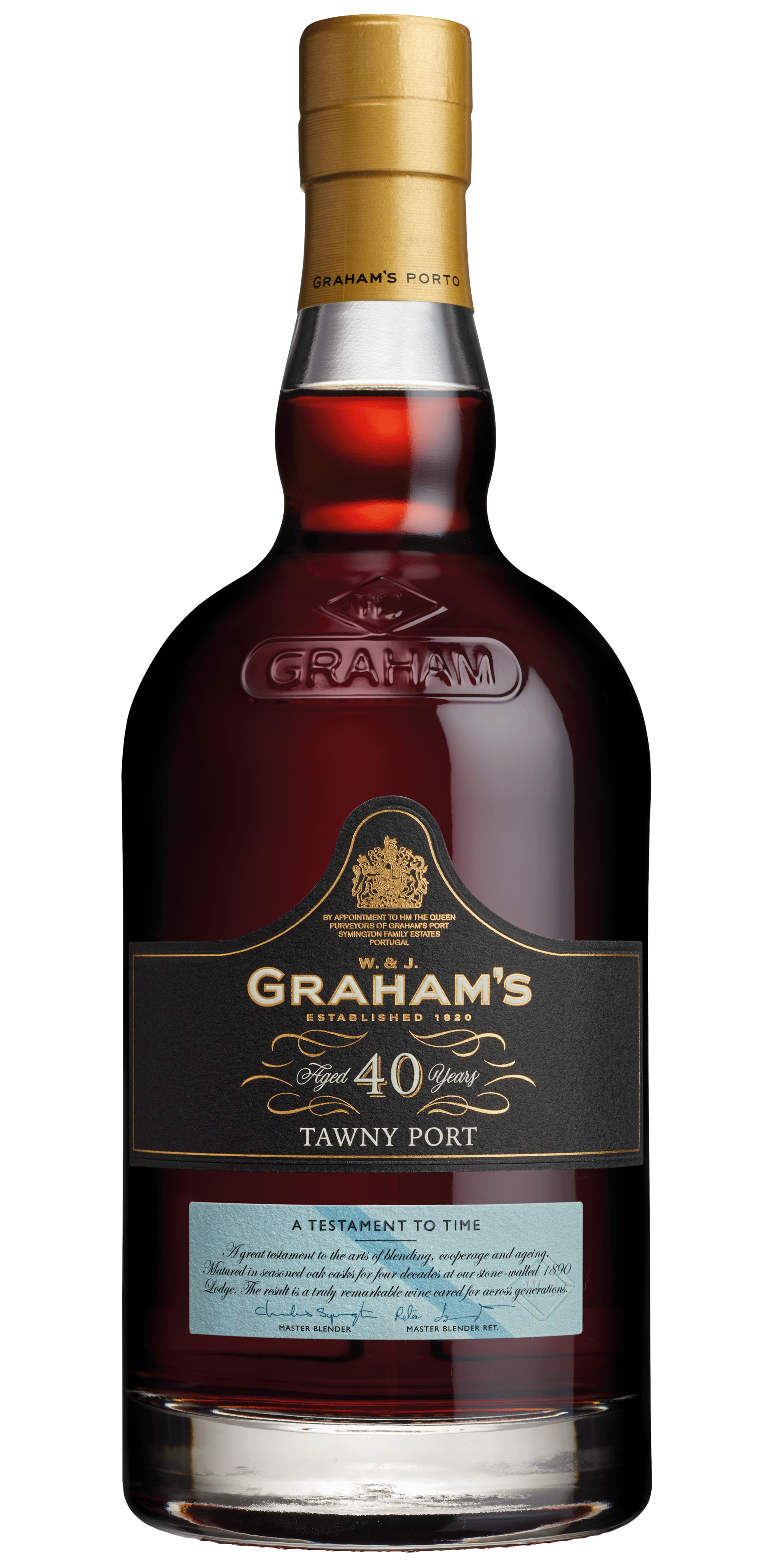 Graham's 40 Year Old Tawny Port  Front Bottle Shot