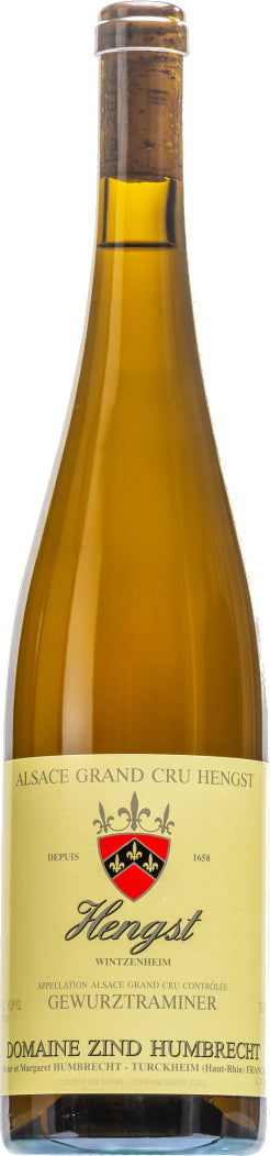 Zind-Humbrecht Hengst Gewurztraminer 2022  Front Bottle Shot