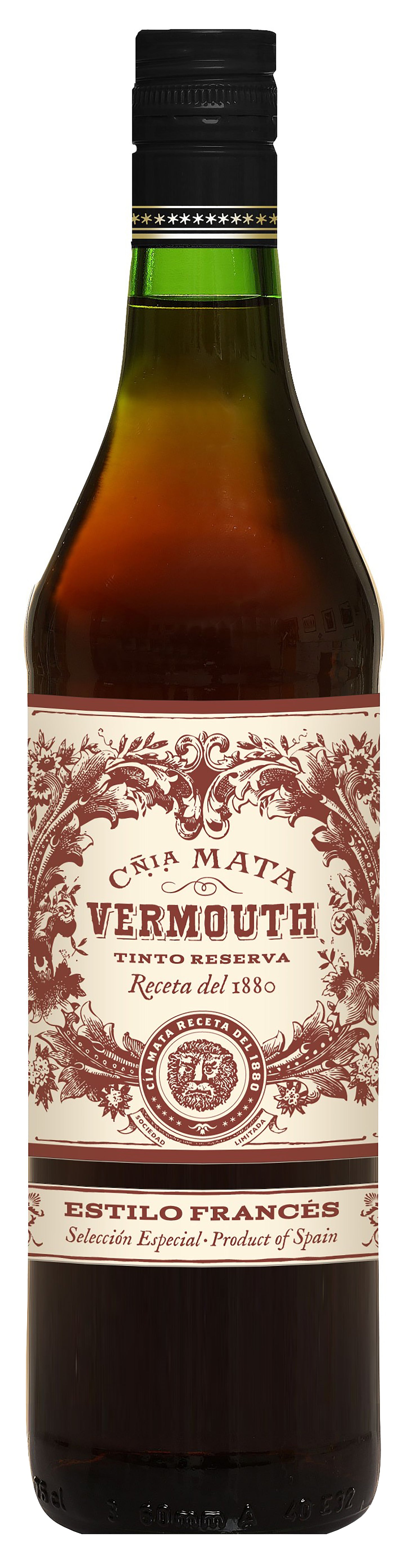 Mata Vermouth Tinto  Front Bottle Shot