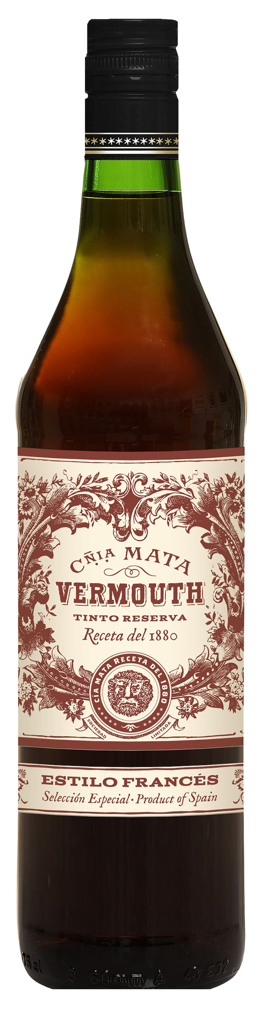 Mata Vermouth Tinto  Front Bottle Shot