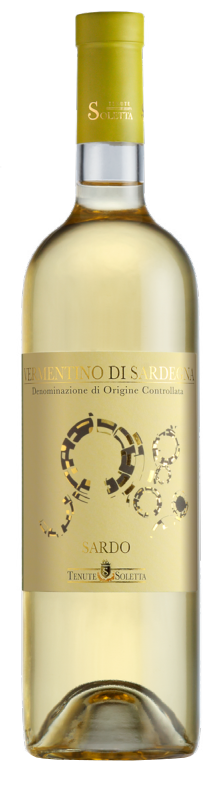 Tenute Soletta Sardo Vermentino 2022  Front Bottle Shot