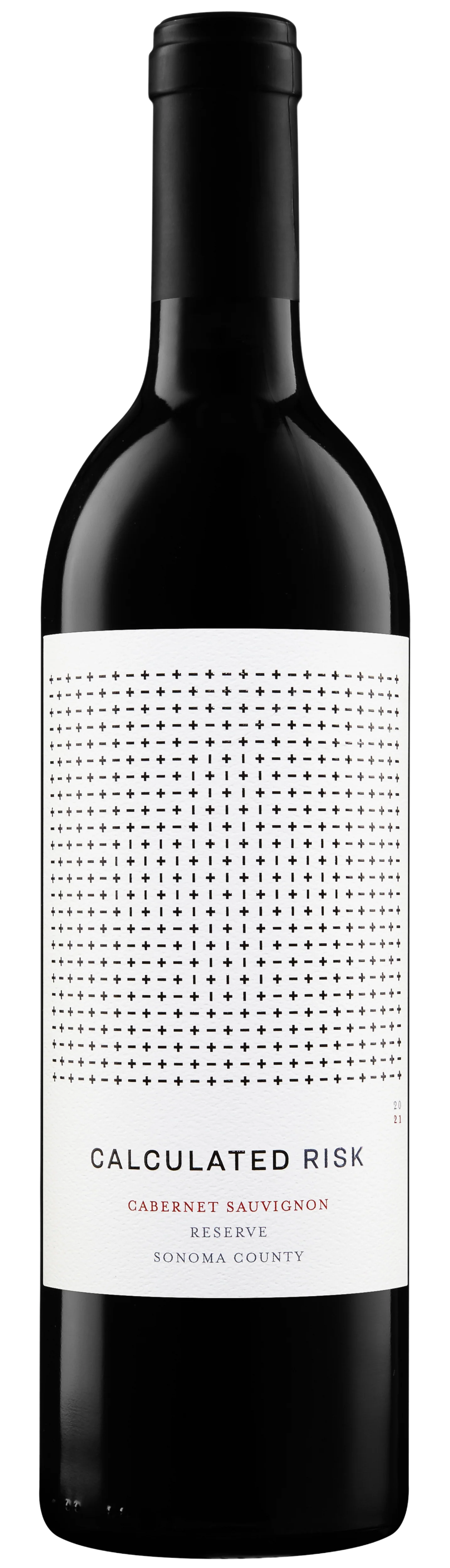 Calculated Risk Reserve Cabernet Sauvignon 2022  Front Bottle Shot