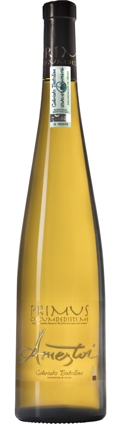 Ameztoi Primus Getariako Txakolina 2023  Front Bottle Shot