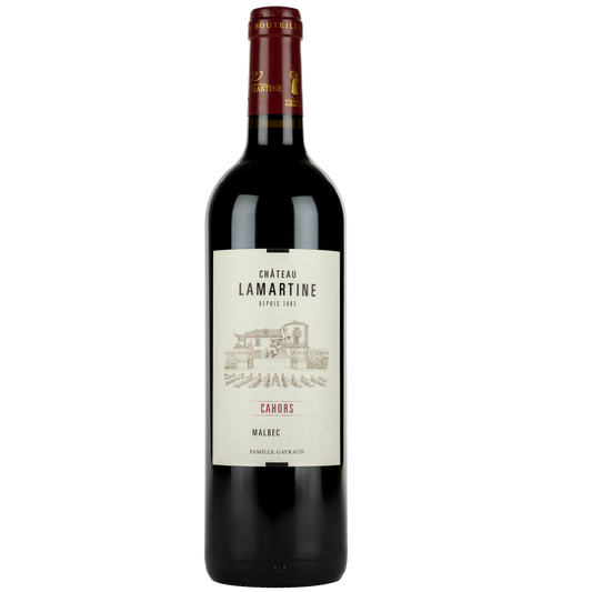 Chateau Lamartine Cahors 2019  Front Bottle Shot