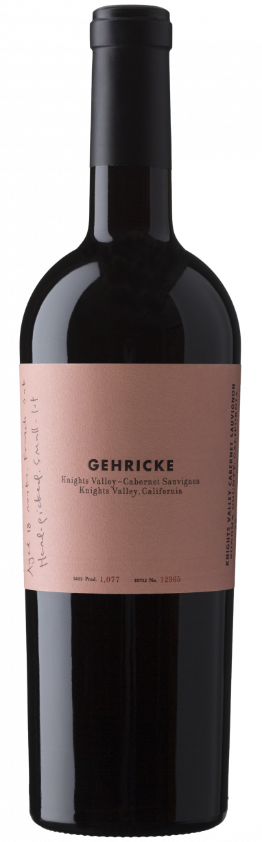 Gehricke Knights Valley Cabernet Sauvignon 2021  Front Bottle Shot