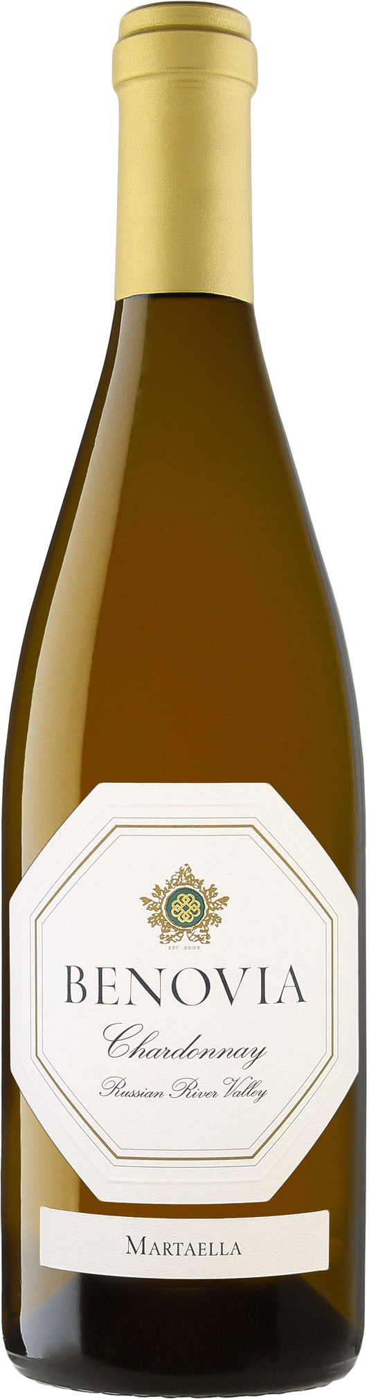 Benovia Martaella Estate Chardonnay 2020  Front Bottle Shot