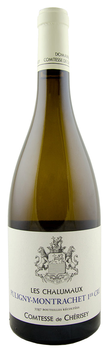 Domaine Comtesse de Cherisey Puligny-Montrachet Les Chalumaux Premier Cru 2022  Front Bottle Shot