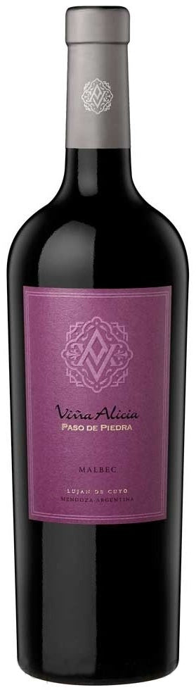 Vina Alicia Paso de Piedra Malbec 2020  Front Bottle Shot