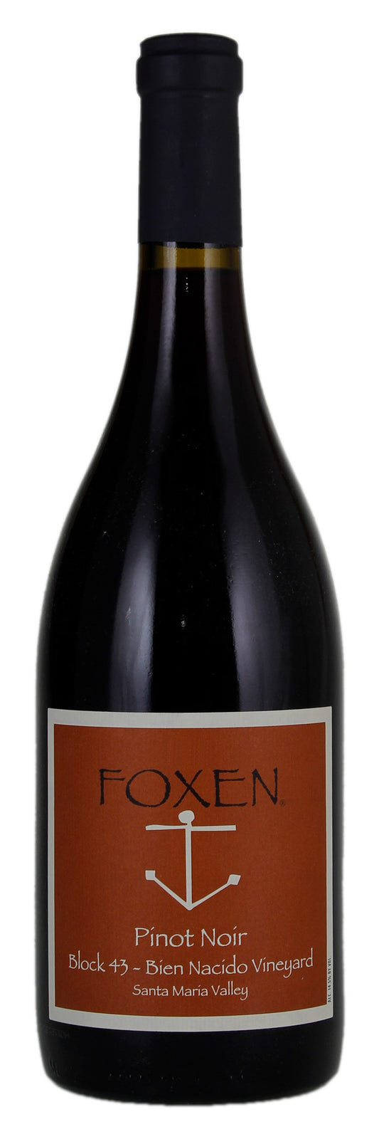 Foxen Block 43 Bien Nacido Vineyard Pinot Noir 2020  Front Bottle Shot