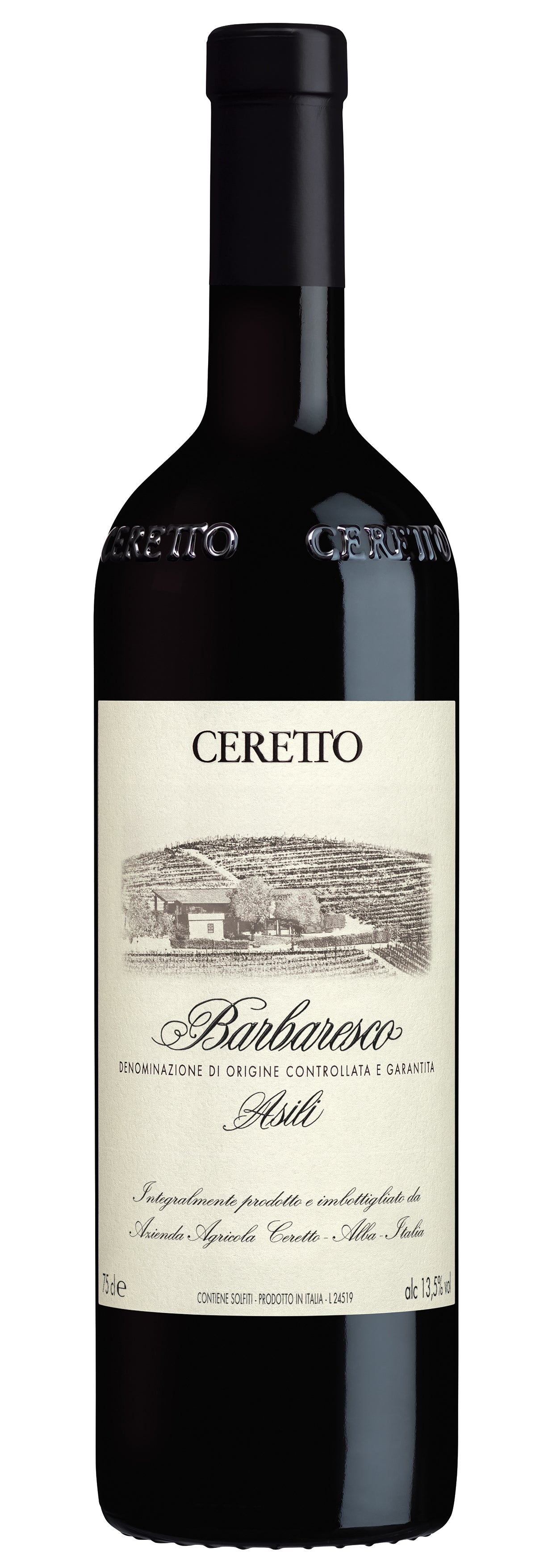 Ceretto Barbaresco Asili 2021  Front Bottle Shot