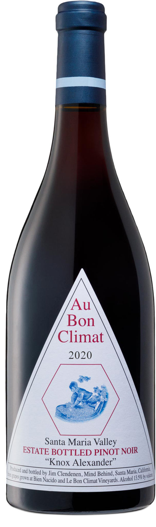 Au Bon Climat Knox Alexander Pinot Noir 2020  Front Bottle Shot