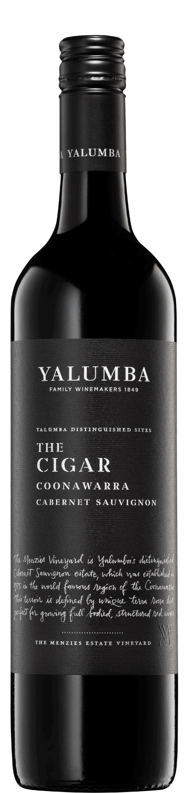 Yalumba The Cigar Cabernet Sauvignon 2020  Front Bottle Shot