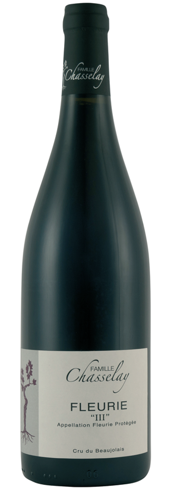 Domaine Chasselay Fleurie III 2021  Front Bottle Shot