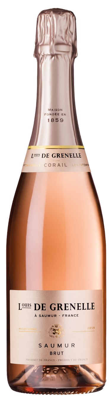 Louis de Grenelle Saumur Corail Rose Brut  Front Bottle Shot