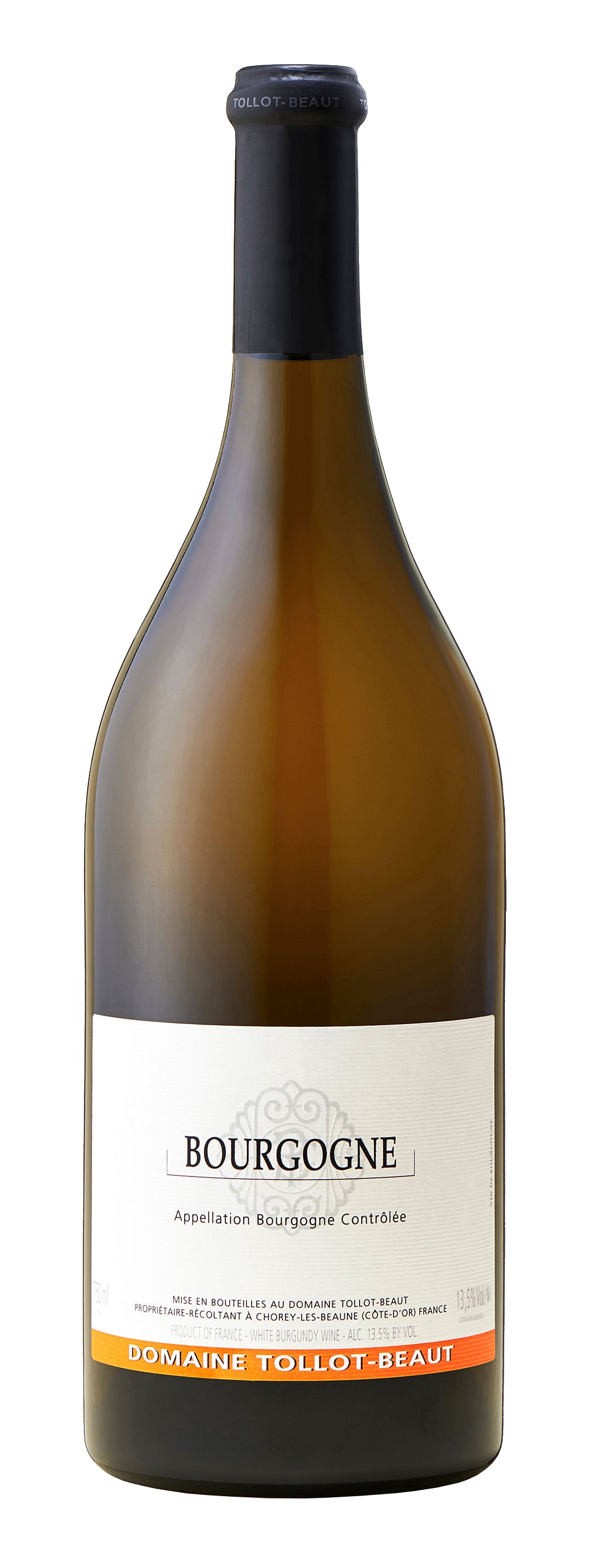 Domaine Tollot-Beaut Bourgogne Blanc 2022  Front Bottle Shot
