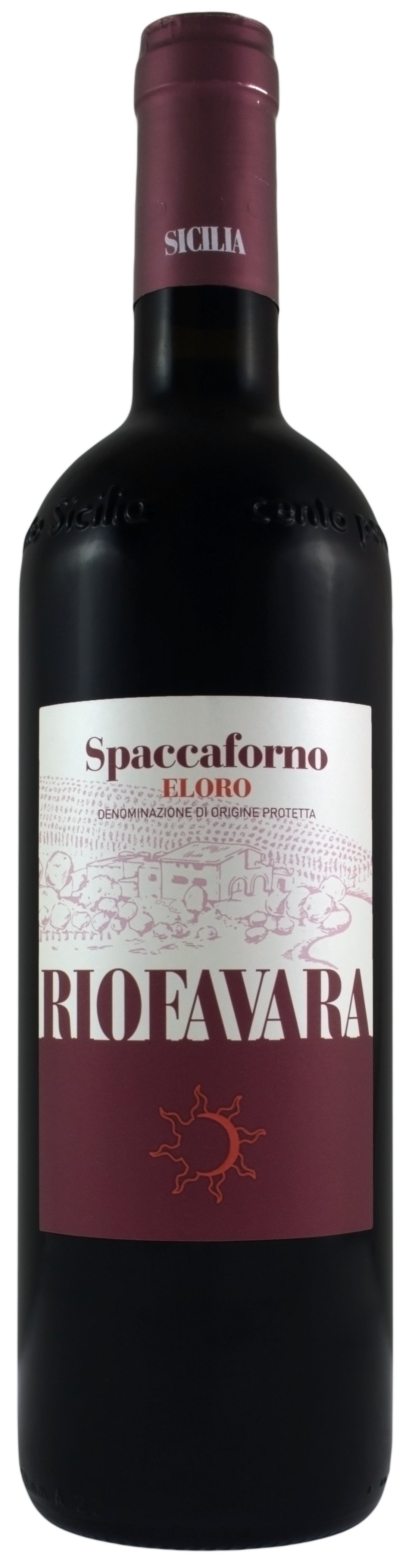 Riofavara Eloro Spaccaforno 2020  Front Bottle Shot