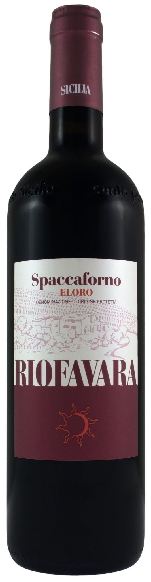 Riofavara Eloro Spaccaforno 2020  Front Bottle Shot