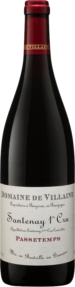 Domaine de Villaine Santenay Passetemps Premier Cru 2020  Front Bottle Shot