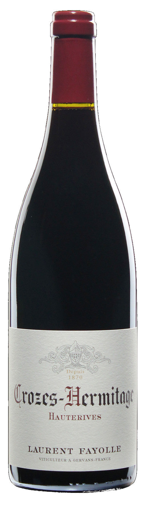 Laurent Fayolle Hauterives Crozes-Hermitage Rouge 2021  Front Bottle Shot