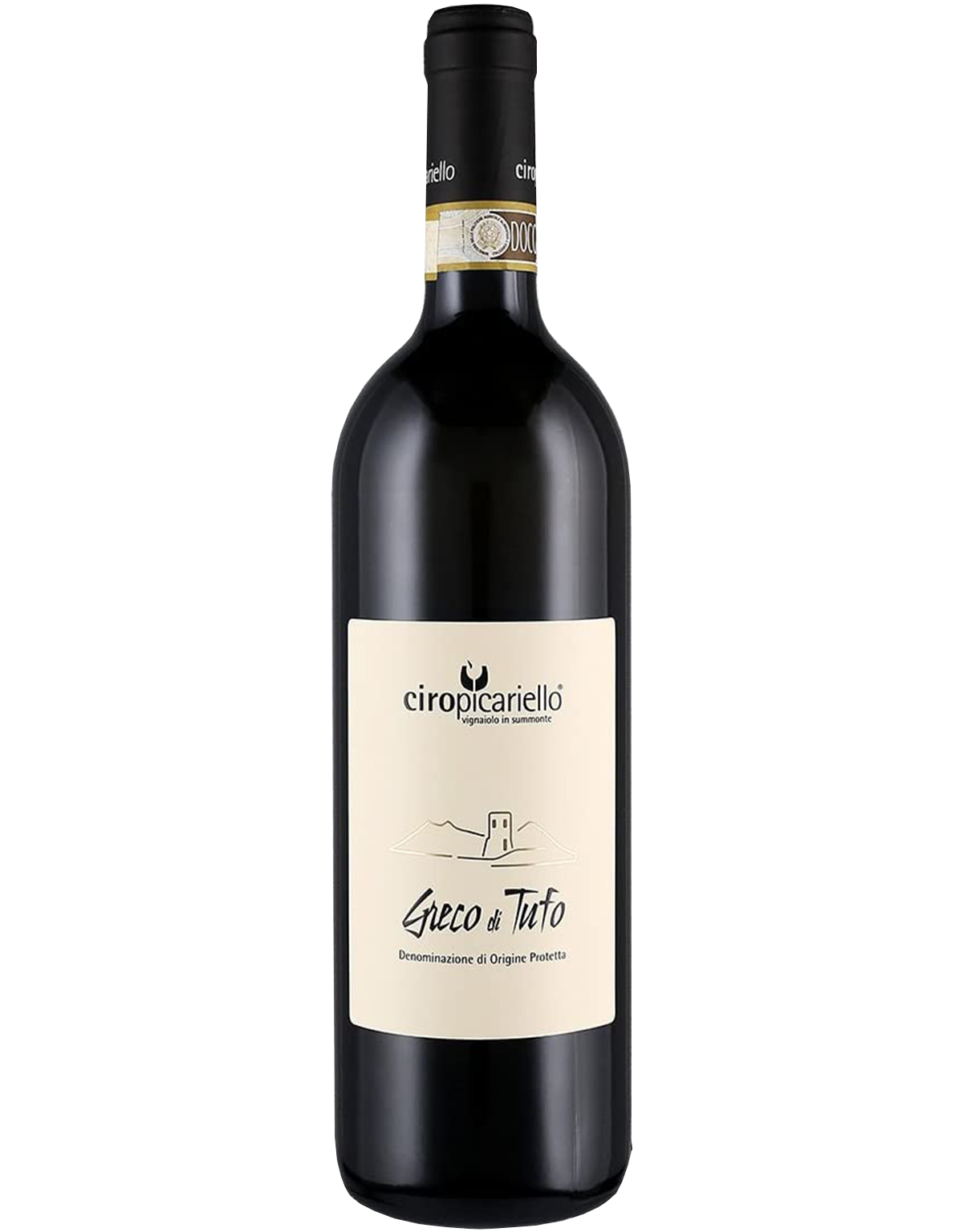 Ciro Picariello Greco di Tufo 2022  Front Bottle Shot