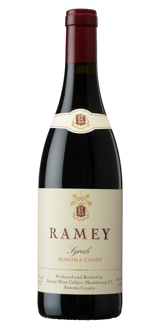 Ramey Sonoma Coast Syrah 2021  Front Bottle Shot