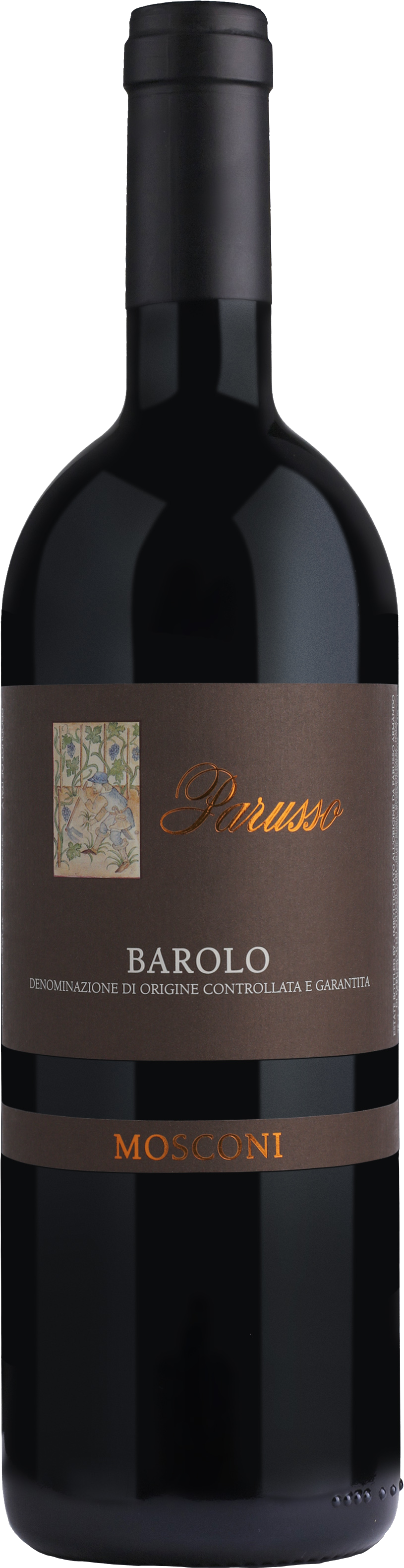 Parusso Barolo Mosconi 2018  Front Bottle Shot