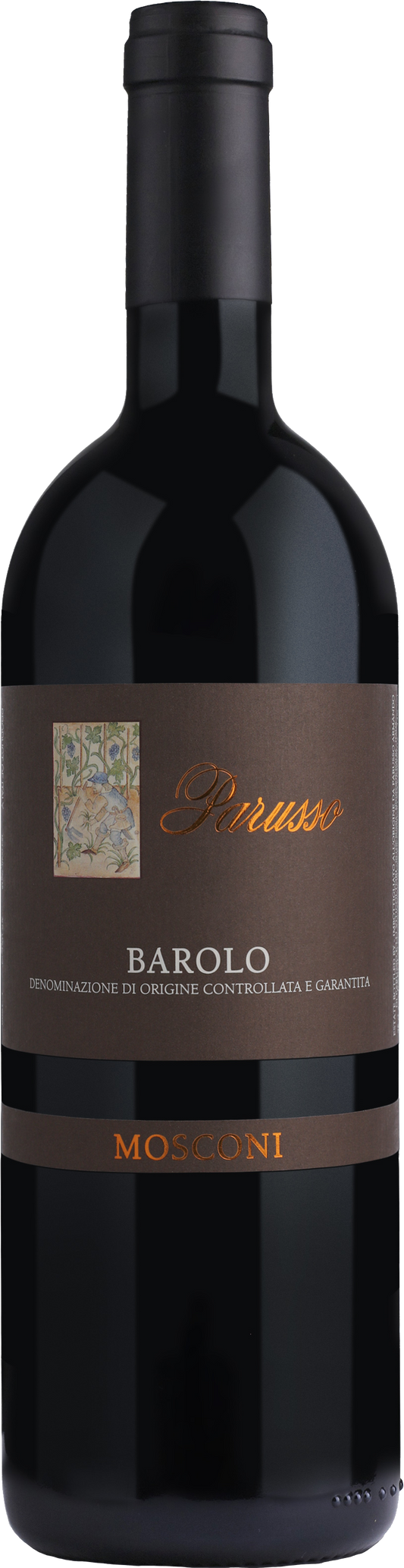 Parusso Barolo Mosconi 2018  Front Bottle Shot