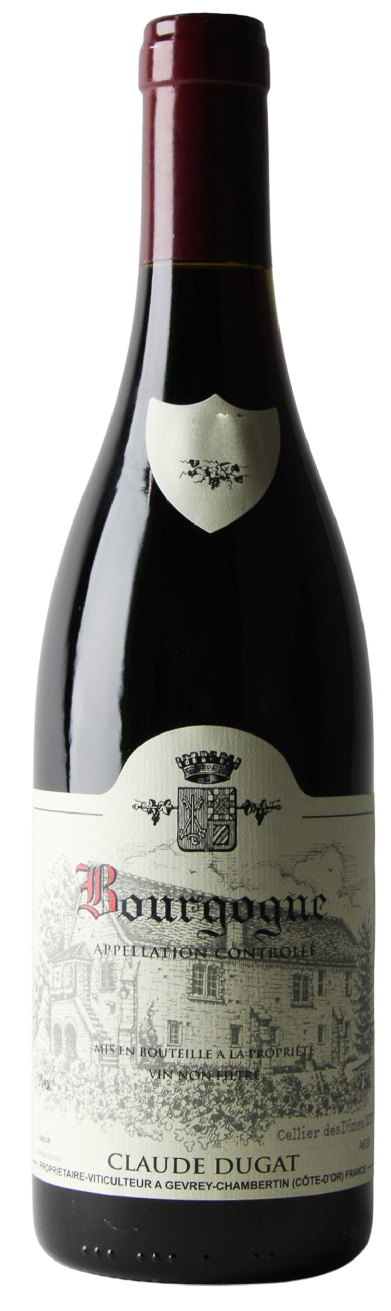 Domaine Claude Dugat Bourgogne Rouge 2022  Front Bottle Shot