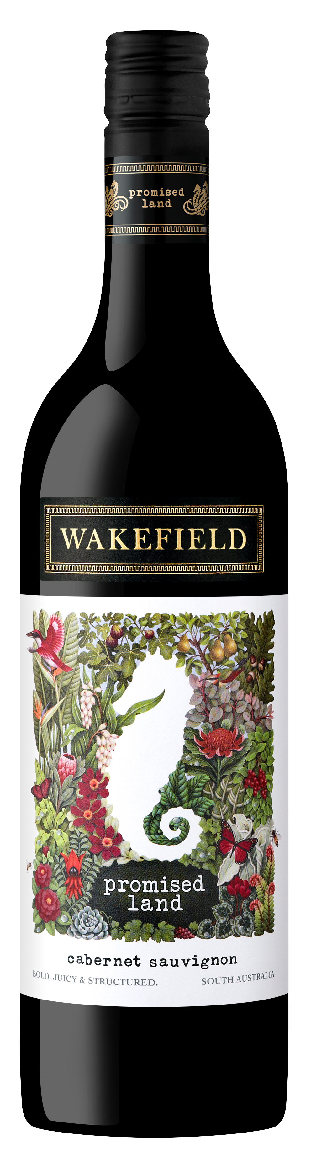 Wakefield Promised Land Cabernet Sauvignon 2019  Front Bottle Shot