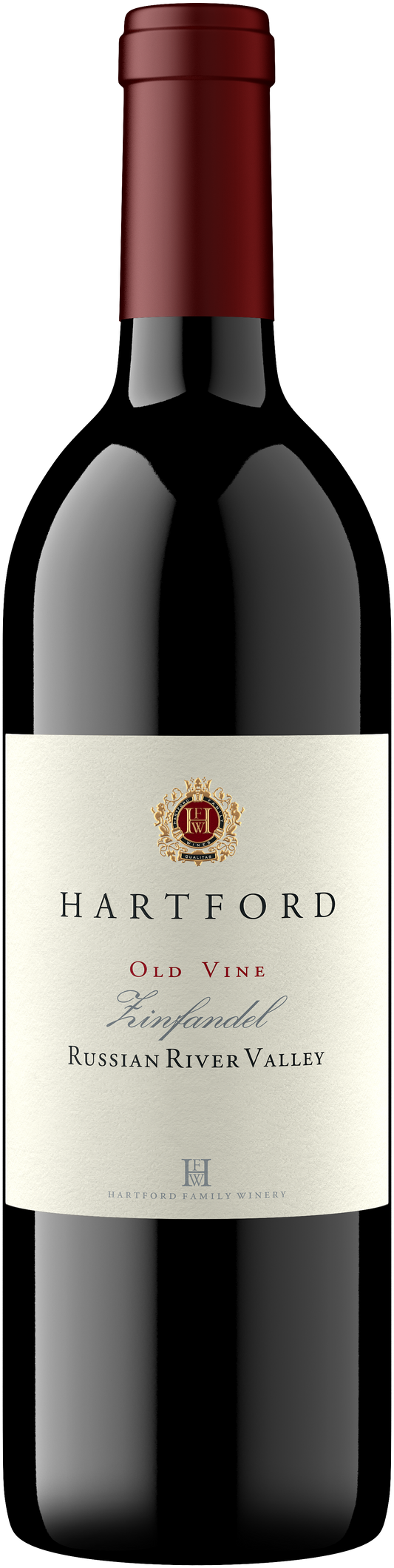 Hartford Russian River Old Vine Zinfandel 2022  Front Bottle Shot