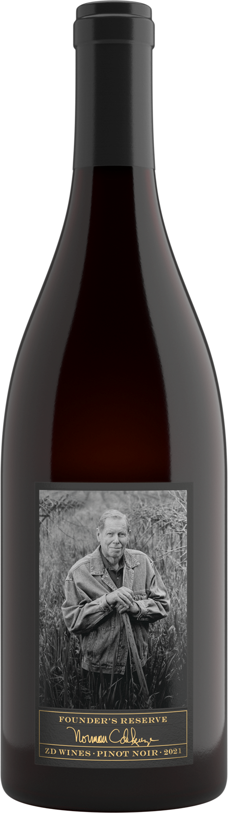 ZD Wines Founder's Reserve Pinot Noir 2021  Front Bottle Shot
