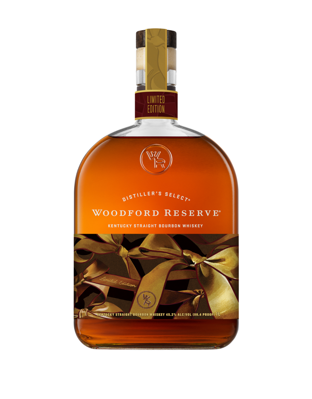 WOODFORD RESERVE KENTUCKY STRAIGHT BOURBON WHISKEY HOLIDAY EDITION 2024 1 L
