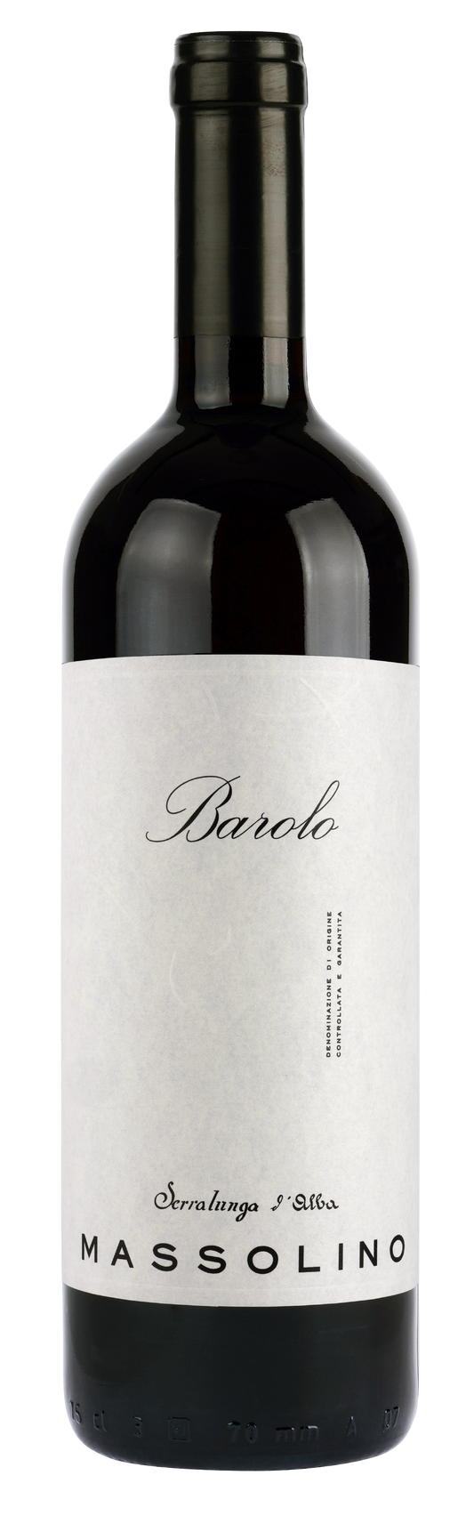Massolino Barolo 2020  Front Bottle Shot