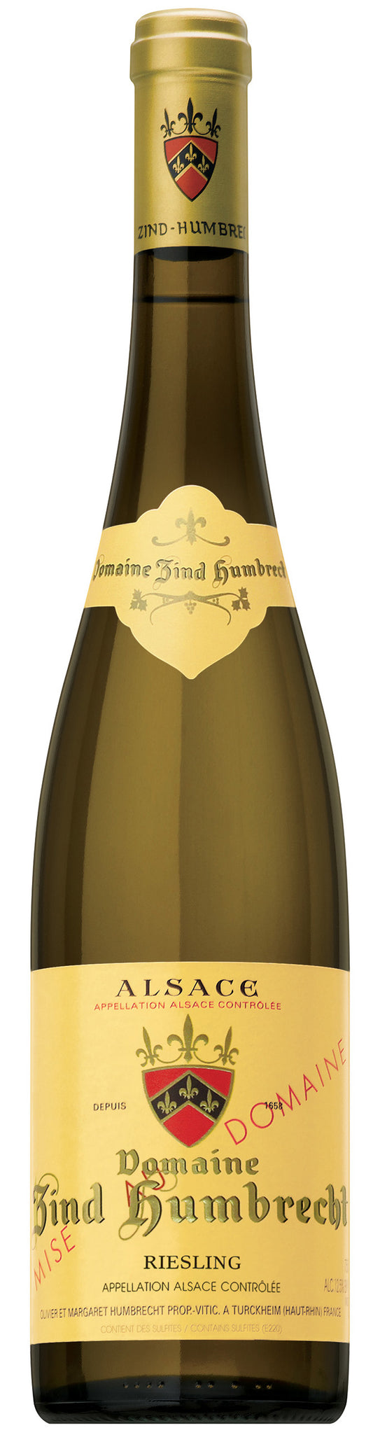 Zind-Humbrecht Riesling 2022  Front Bottle Shot