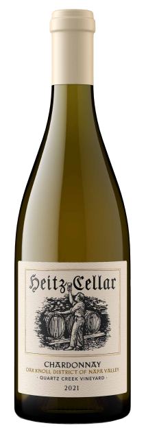 Heitz Cellar Quartz Creek Chardonnay 2021  Front Bottle Shot