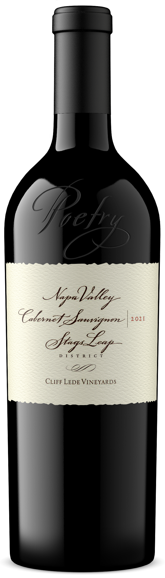 Cliff Lede Poetry Cabernet Sauvignon 2021  Front Bottle Shot