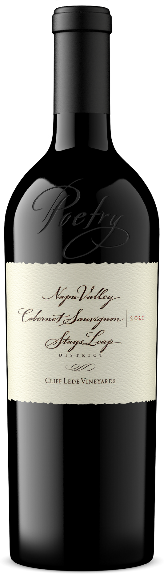 Cliff Lede Poetry Cabernet Sauvignon 2021  Front Bottle Shot