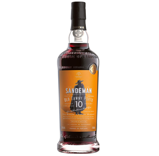Sandeman 10 Year Old Tawny  Front Bottle Shot