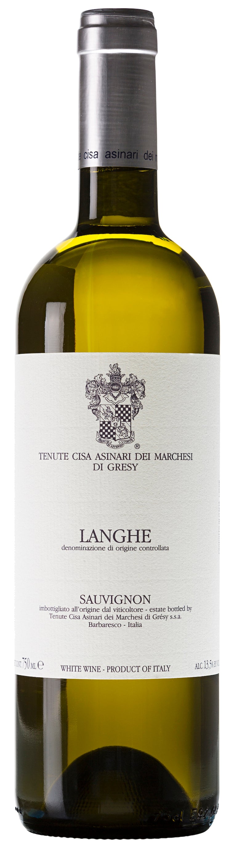 Marchesi di Gresy Langhe Sauvignon 2022  Front Bottle Shot