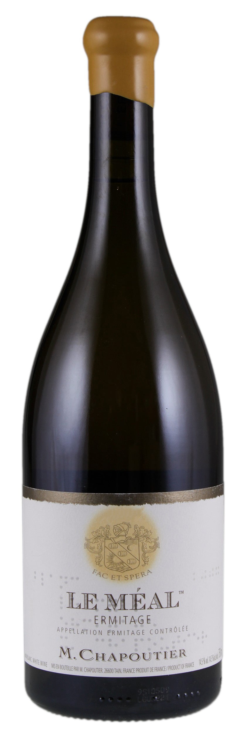 Maison Chapoutier  Ermitage Le Meal Blanc 2018  Front Bottle Shot