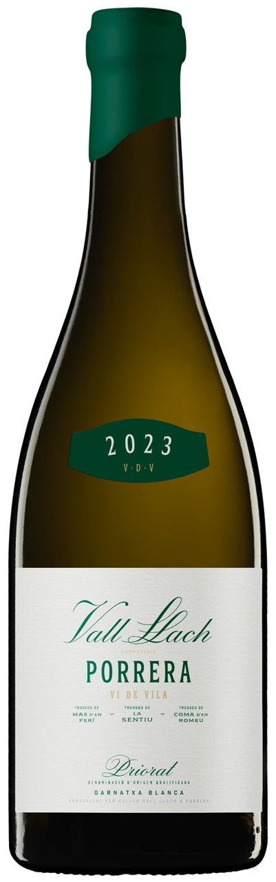 Vall Llach Porrera de Vi de Vila Priorat Blanco 2023  Front Bottle Shot