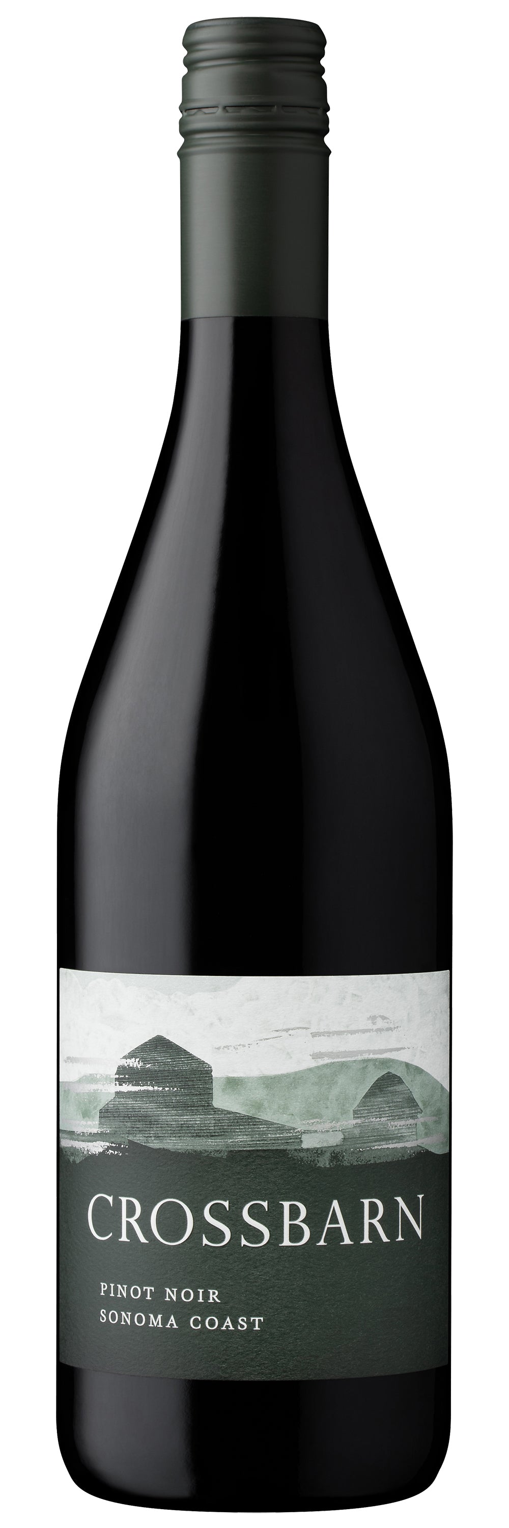 Crossbarn Sonoma Coast Pinot Noir 2021  Front Bottle Shot