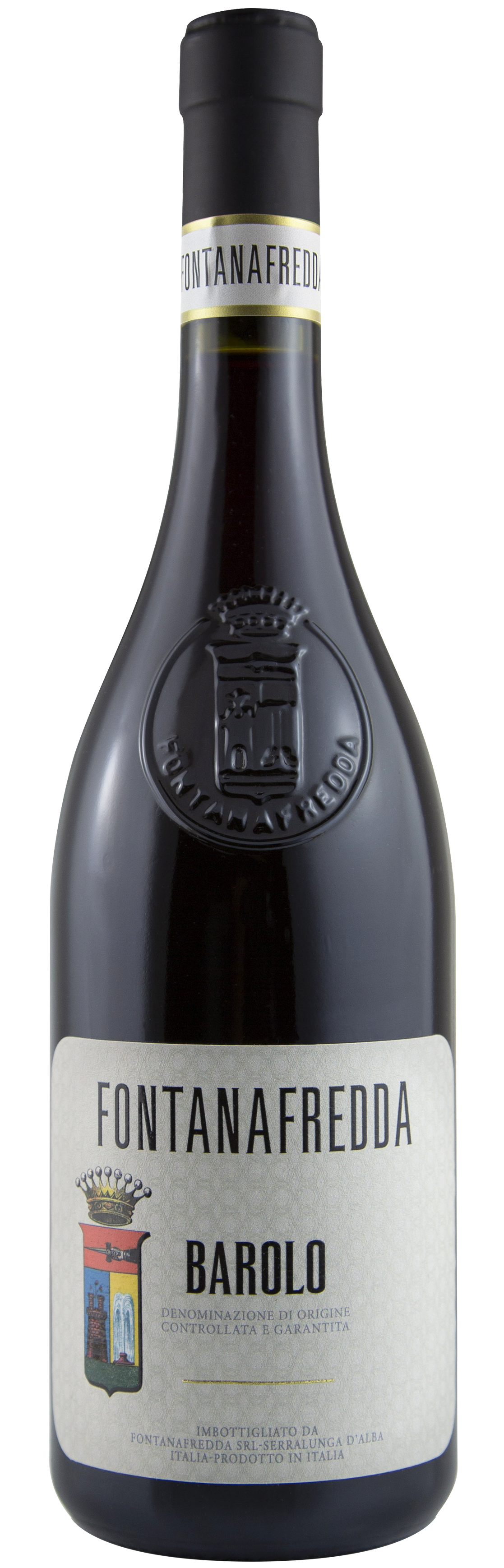 Fontanafredda Silver Label Barolo 2020  Front Bottle Shot